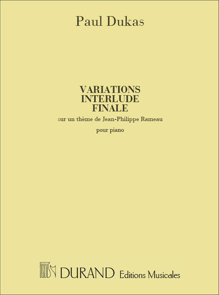 Variations Interlude Final Piano